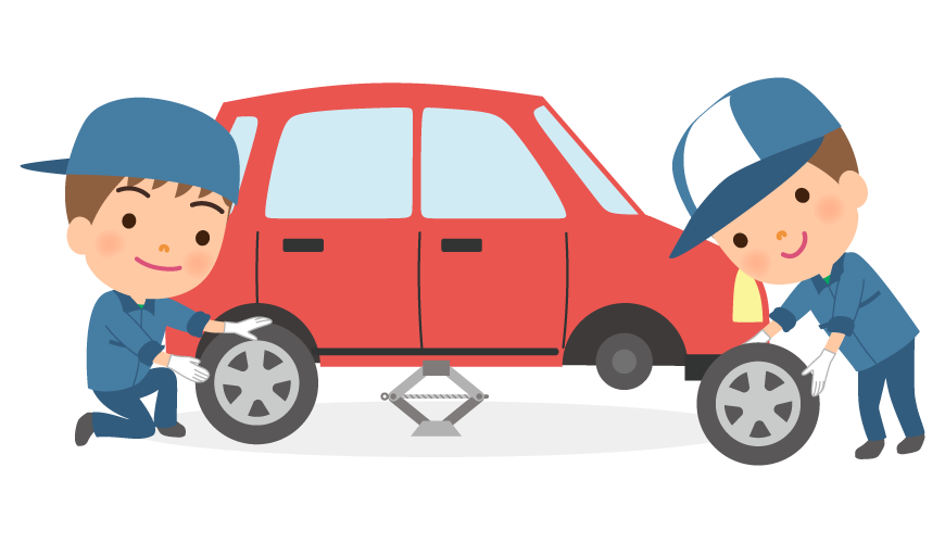 car_tire_change_illust_1825